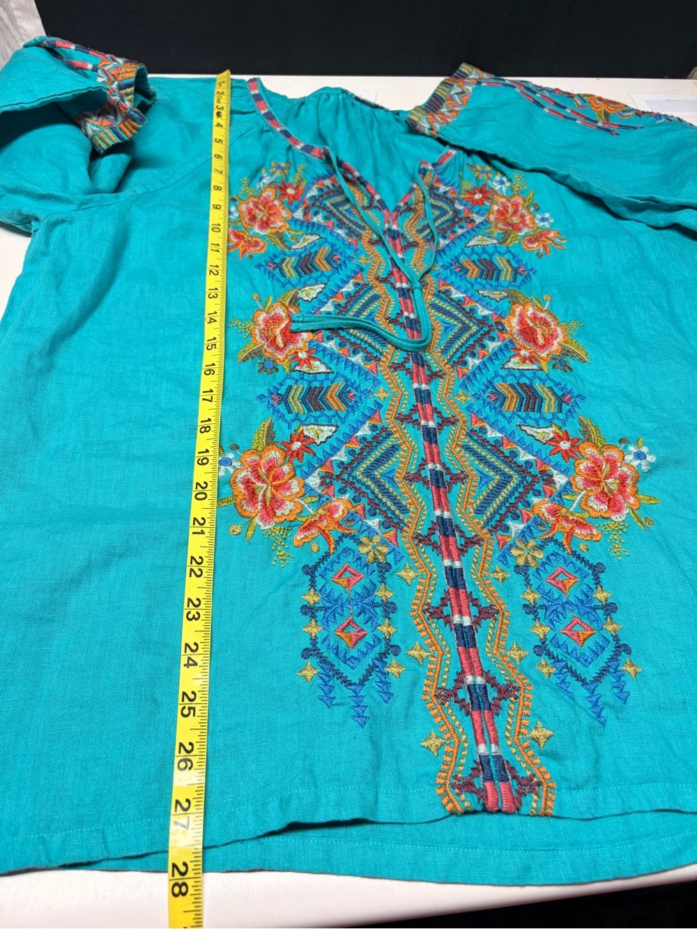 Johnny Was Sentrie Peasant Blouse - Picture 8 of 13